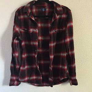George Men's Red Plaid Jacket